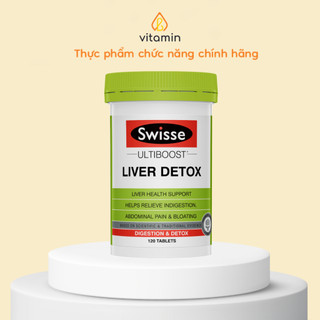 Viên uống giải độc gan Swisse Liver Detox 120 viên [Săn Sale/ Date xa]