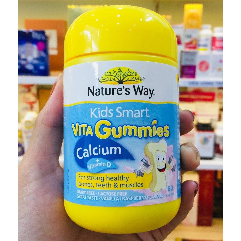 Kẹo Gummy Nature's Way Vita Calcium + Vitamin D – Nature's Way (60 viên)