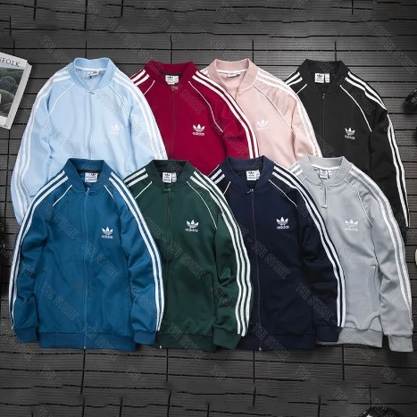 áo khoác bomber thể thao nam nữ gym adidas 3 sọc bigsize - Sam store