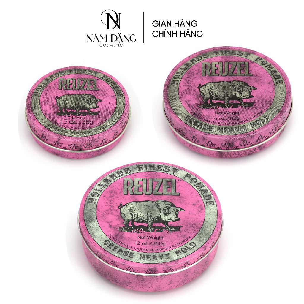 Sáp vuốt tóc Reuzel Pink Pomade