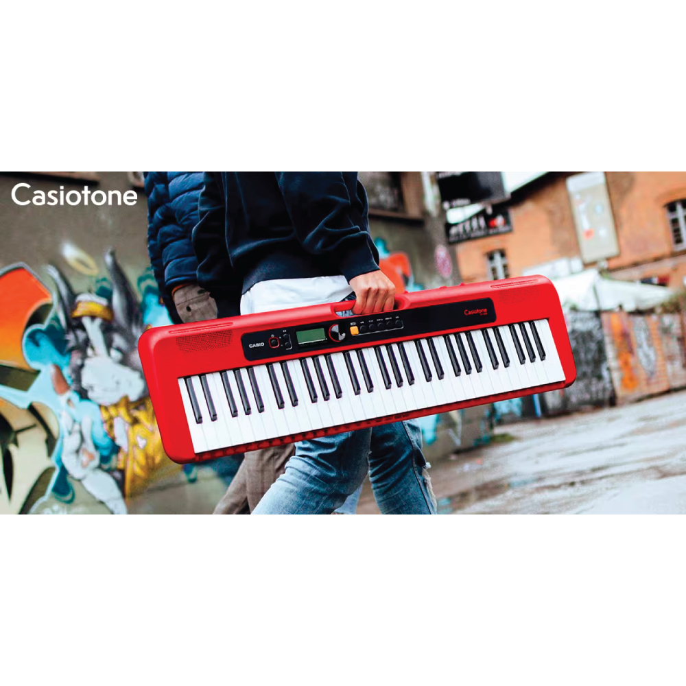 Đàn Organ điện tử, Portable Keyboard - Casio Casiotone CT-S200RD (CT-S200, CT S200) - Gọn gàng, thanh mảnh và phong cách