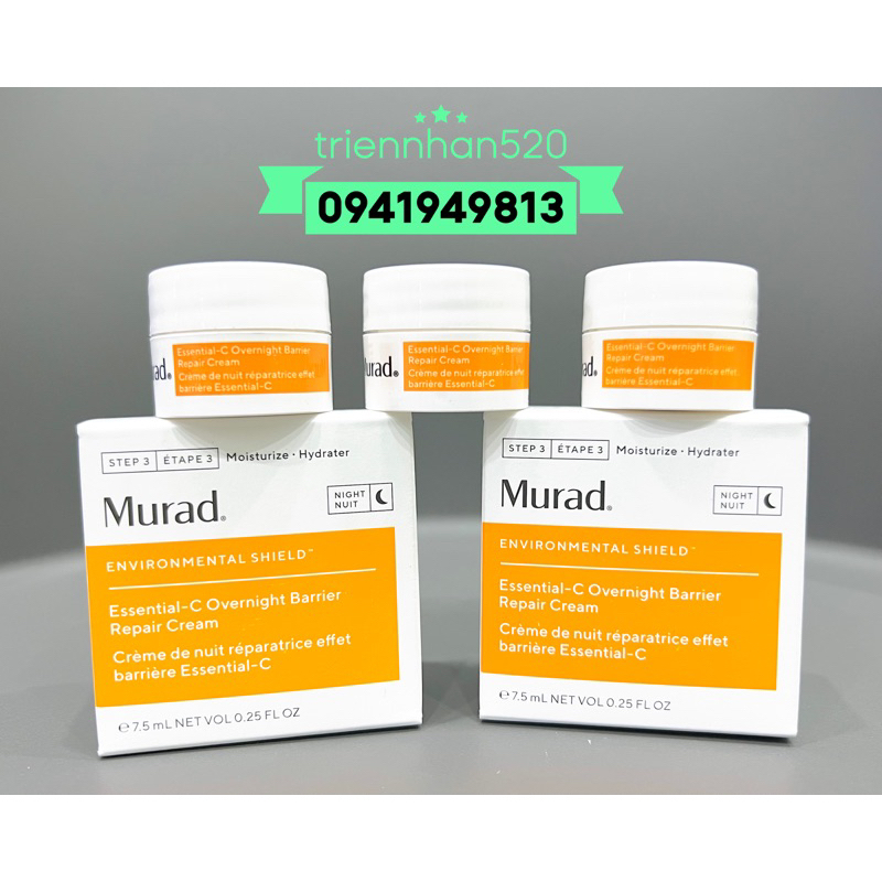 Kem dưỡng da ban đêm Murad Essential-C Overnight Barrier Repair Cream CITY SKIN OVERNIGHT DETOX