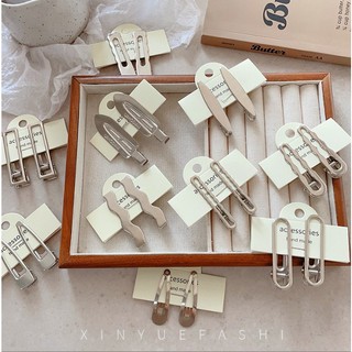 Set kẹp tóc kim loại phong cách Hàn Quốc thanh lịch dành cho nữ SP0010