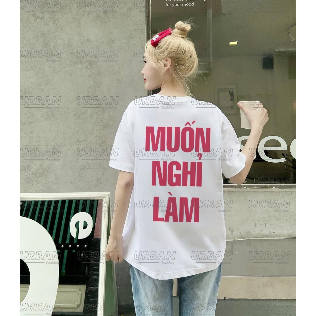 Áo muốn nghỉ làm thun phông nam nữ cotton unisex fom rộng hàn quốc local brand 250gsm L66 AS181