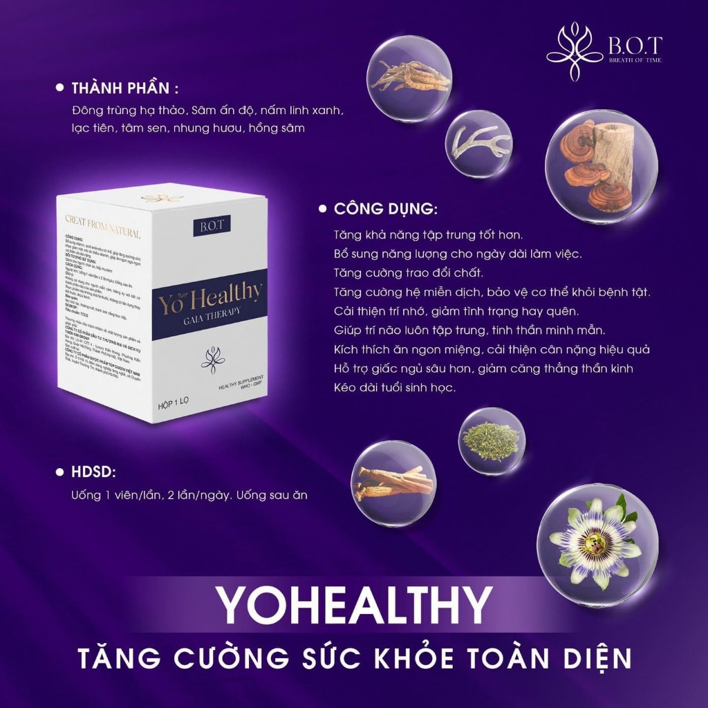 Thực Phẩm Bảo Vệ Sức Khỏe YO HEALTHY Chính Hãng Giúp Tăng Cân 4