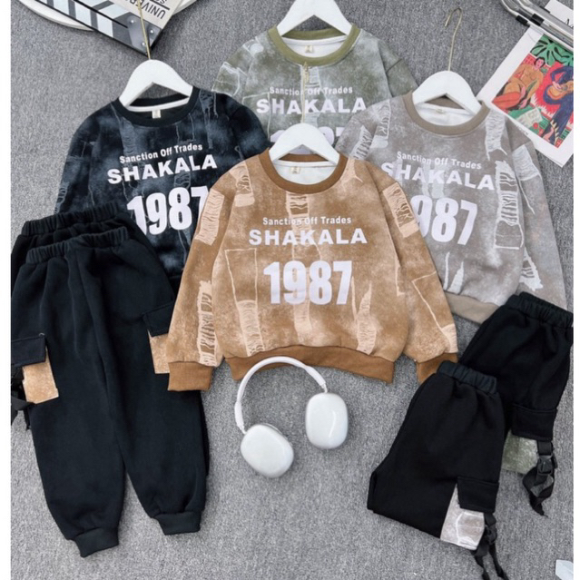 Bộ loang size đại cho bé trai