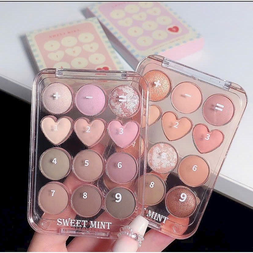 BẢNG PHẤN MẮT TONE PASTEL 12 MÀU NỘI ĐỊA