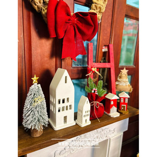 Mô hình nhà gỗ trang trí noel mẫu No.2