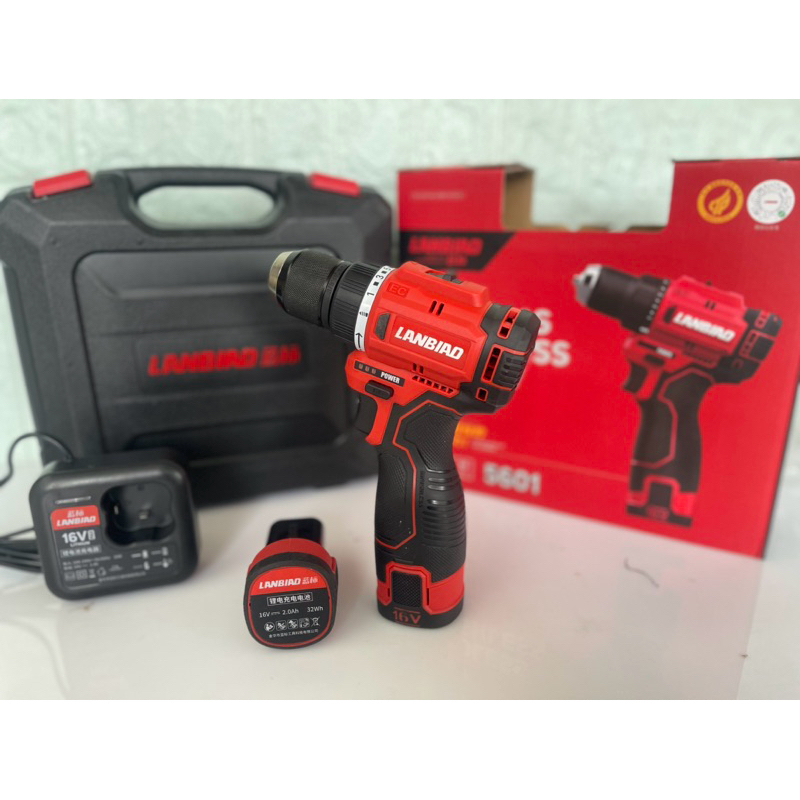 Khoan pin 10 ly không than lanbiao 5601