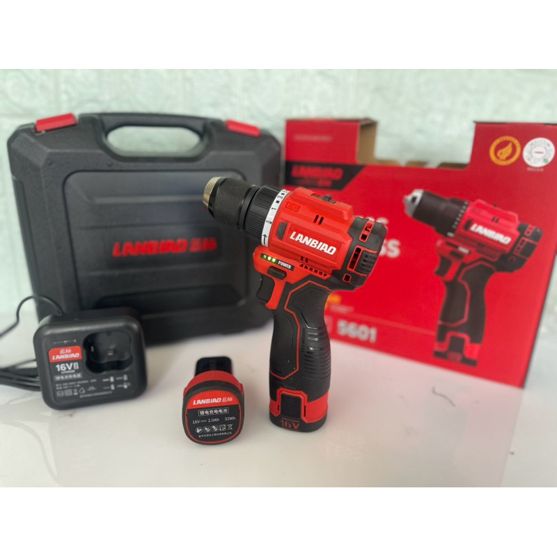 Khoan pin 10 ly không than lanbiao 5601