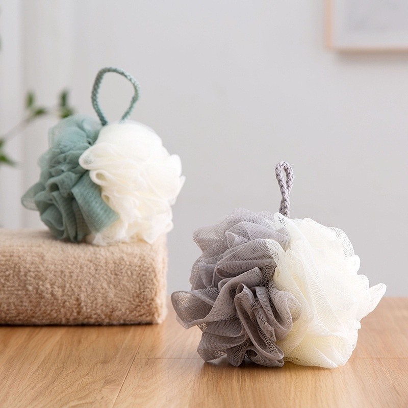 Bông Tắm Dài Bông Tắm Tròn Cao Câp Mềm Mại Dai Không Gây Đau Rát, Hàng NHẬP KHẨU