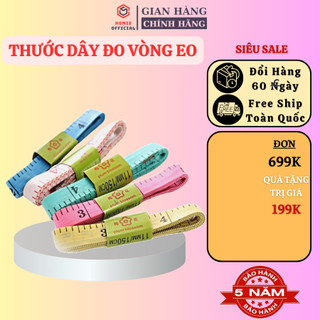 Thước dây đo vòng eo, bụng, chiều cao, thước dây may đo quần áo