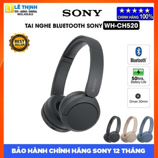 Tai nghe Bluetooth Sony WH-CH520 | Hãng phân phối | Bảo hành chính hãng 12 tháng toàn quốc