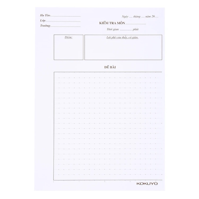 Bộ Túi Kiểm Tra Campus TP-SMT70-15 - Màu Ngẫu Nhiên