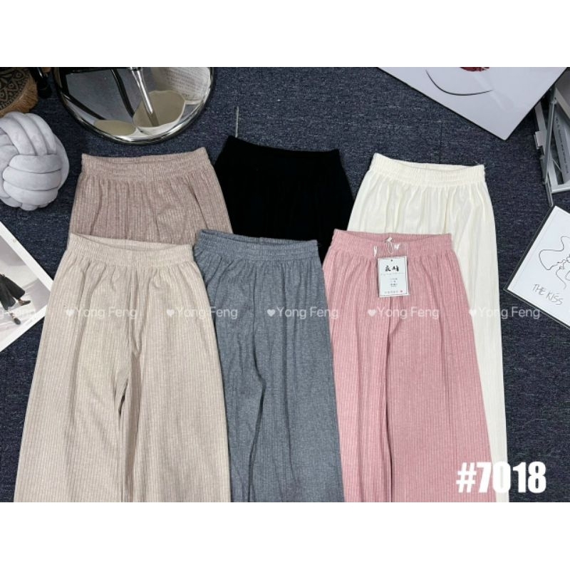 Quần tăm suông cạp chun hàng QC