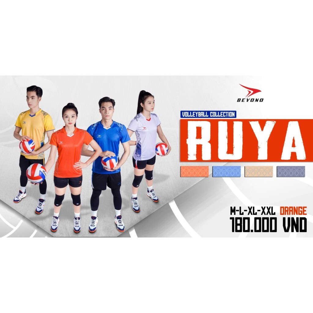 Quần áo bóng chuyền, Bộ đồ thể thao dành cho nam và nữ Beyono Ruya - Dungcusport