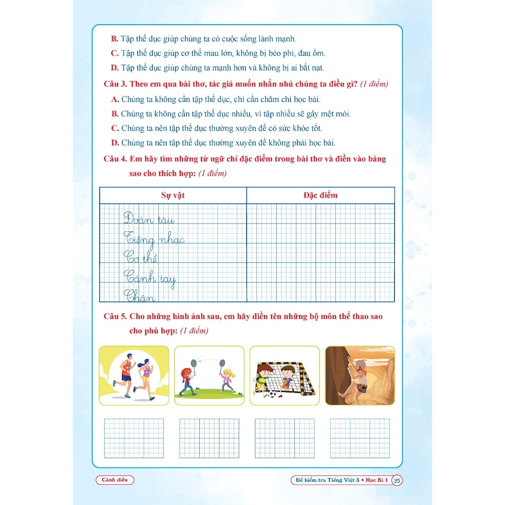 Sách -  - : Đề kiểm tra toán , tiếng việt 3 học kì 1