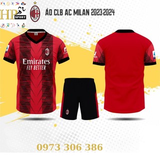 Bộ đồ đá banh CLB AC minal sọc 2023