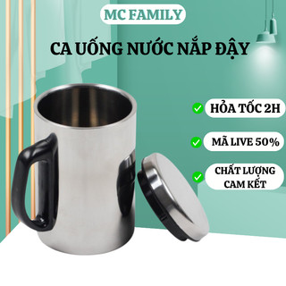  CA GIỮ NHIỆT INOX 500ML - LY UỐNG NƯỚC INOX 2 LỚP GIỮ NHIỆT 500ML 