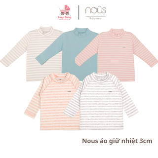Nous áo giữ nhiệt cổ 3cm chất petit cho bé