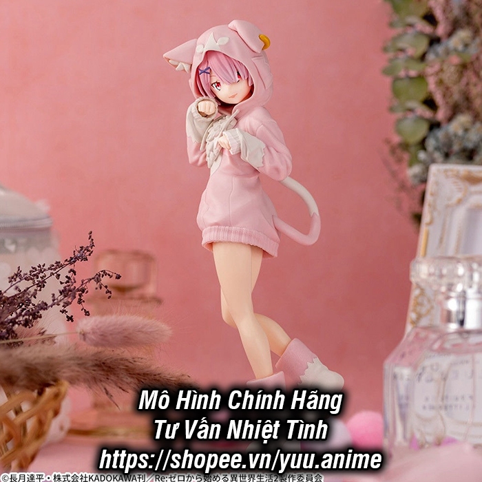 Mô Hình Chính Hãng Re:Zero - Ram - Luminasta - Dai Seirei Puck (SEGA)