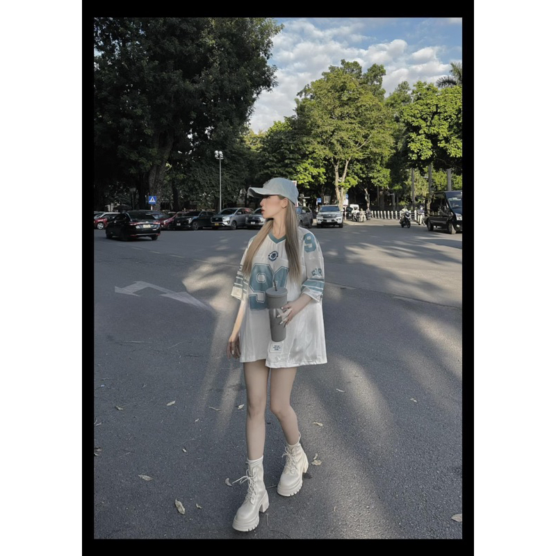 Áo Phông Bóng Chày Số 91 Hàng QC