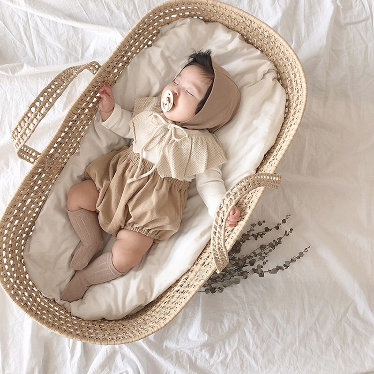 Áo cotton dài tay màu trơn BBAMMA phong cách Hàn Quốc cho bé Vivi Baby