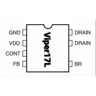 (4 con) IC nguồn VIPER17L Viper 17L