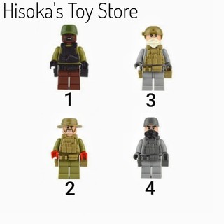 Minifigures Các Nhân Vật Lính Khủng Bố Tặng Kèm Súng