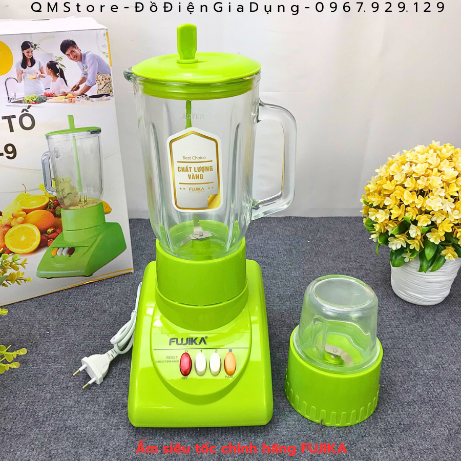 Máy Xay Sinh Tố FUJIKA FJ-9 Chính Hãng , Máy Xay SInh Tố các loại Hoa Quả Rau Thịt  Đa Năng QM Store