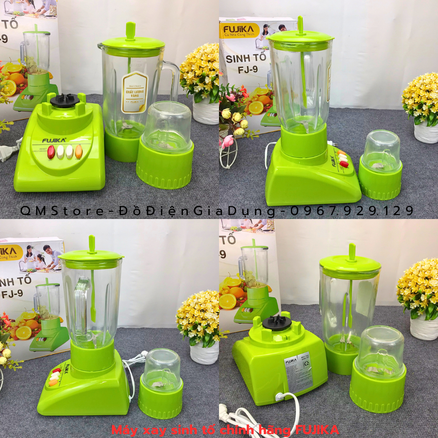 Máy Xay Sinh Tố FUJIKA FJ-9 Chính Hãng , Máy Xay SInh Tố các loại Hoa Quả Rau Thịt  Đa Năng QM Store