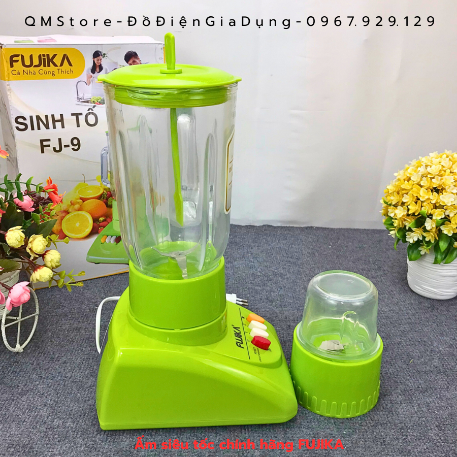 Máy Xay Sinh Tố FUJIKA FJ-9 Chính Hãng , Máy Xay SInh Tố các loại Hoa Quả Rau Thịt  Đa Năng QM Store