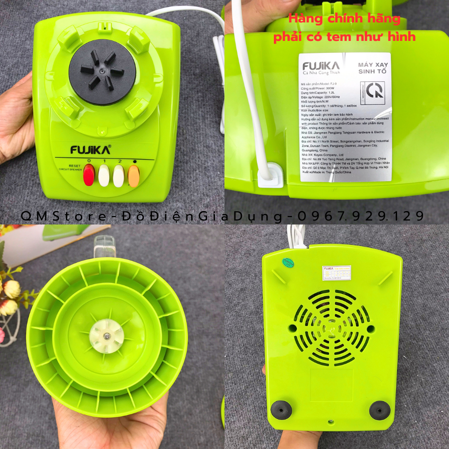 Máy Xay Sinh Tố FUJIKA FJ-9 Chính Hãng , Máy Xay SInh Tố các loại Hoa Quả Rau Thịt  Đa Năng QM Store