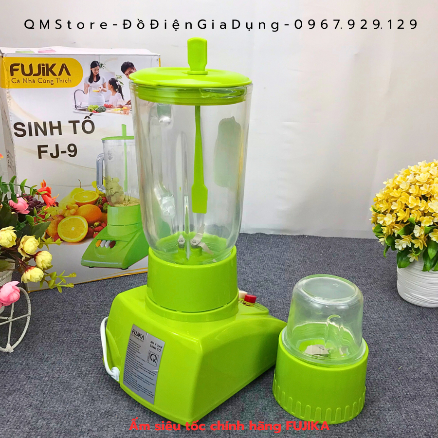 Máy Xay Sinh Tố FUJIKA FJ-9 Chính Hãng , Máy Xay SInh Tố các loại Hoa Quả Rau Thịt  Đa Năng QM Store