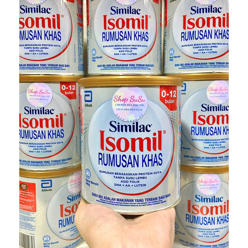 Sữa Isomil - Isomil Plus 400g dành cho trẻ dị ứng đạm