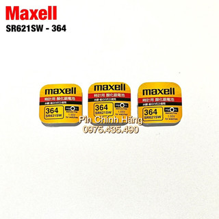 Combo 3 Viên Pin SR621SW 364 Maxell Hàng Chính Hãng Made in Japan
