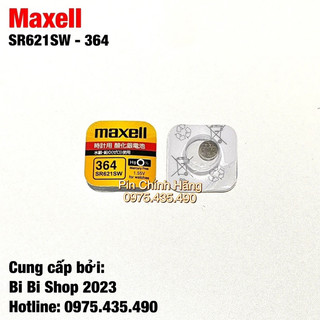 Pin Đồng hồ SR621SW SR621 364 Maxell Vỉ 1 viên Made in Japan