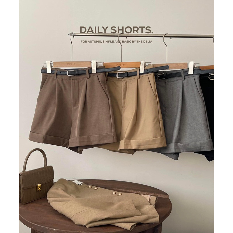 9817 QUẦN SHORT GẬP GẤU