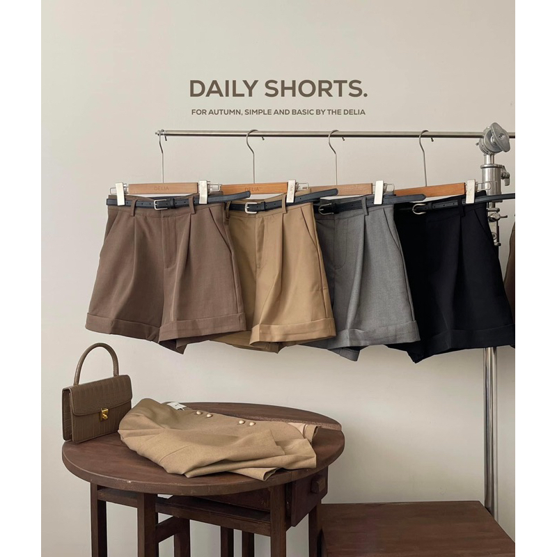 9817 QUẦN SHORT GẬP GẤU