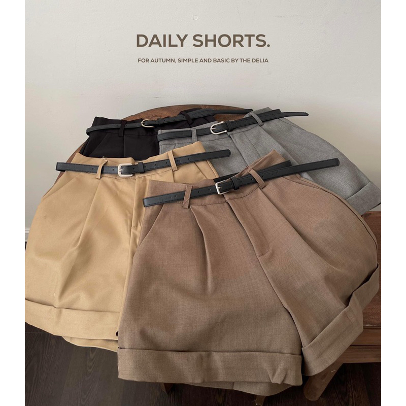 9817 QUẦN SHORT GẬP GẤU