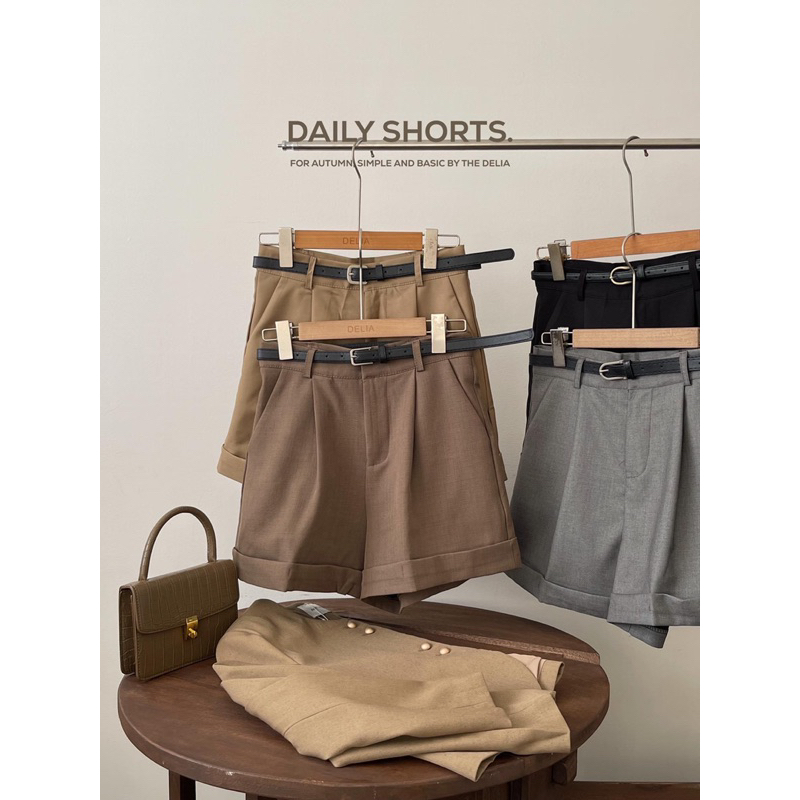 9817 QUẦN SHORT GẬP GẤU