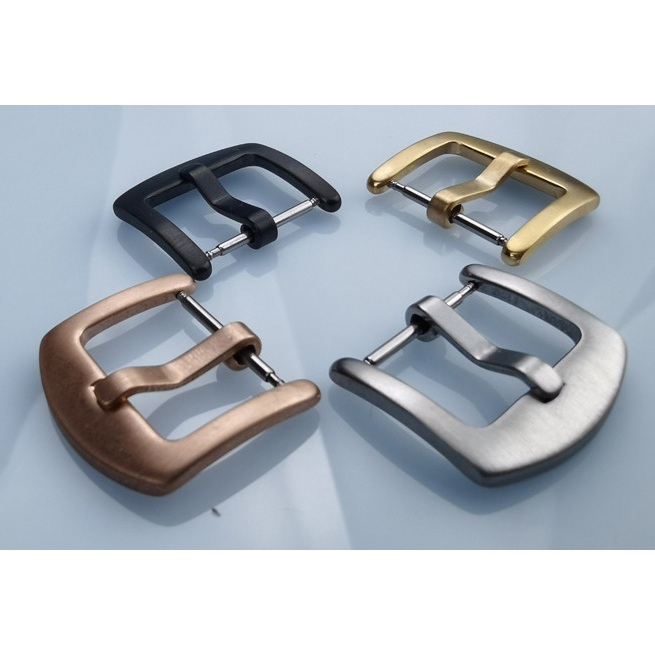 Khóa đồng hồ bản to ghim 3mm inox size 16mm 18mm 20mm 22mm 24mm