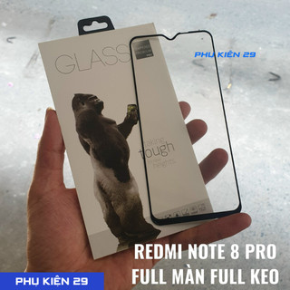 [Xiaomi Redmi Note 8/8 Pro] Kính cường lực FULL màn FULL keo Glass Pro+ 9H