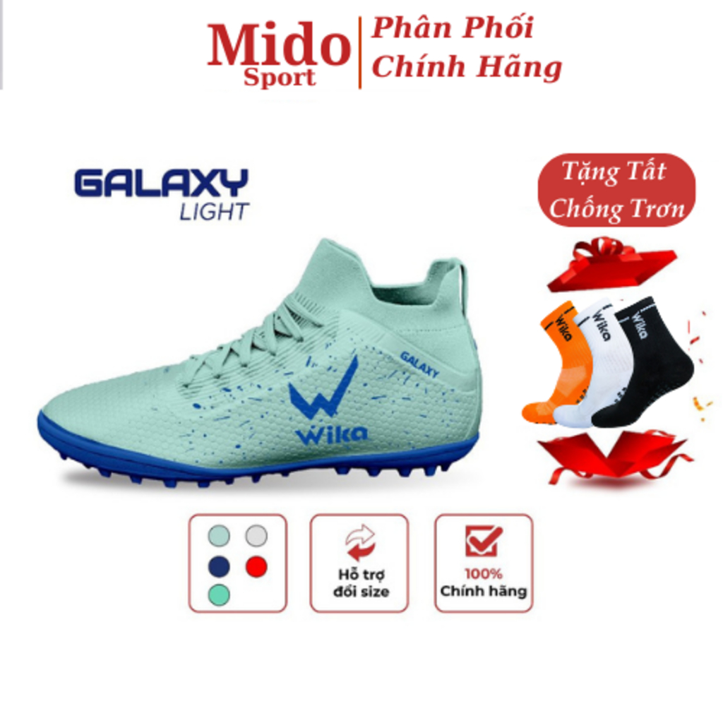 Giày đá bóng galaxy light, giày đá banh chính hãng lô sản xuất mới, đã khâu full đế