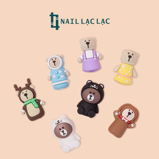 Bọc đầu kìm hình thú cute - Bọc bảo vệ đầu kềm silicon làm móng