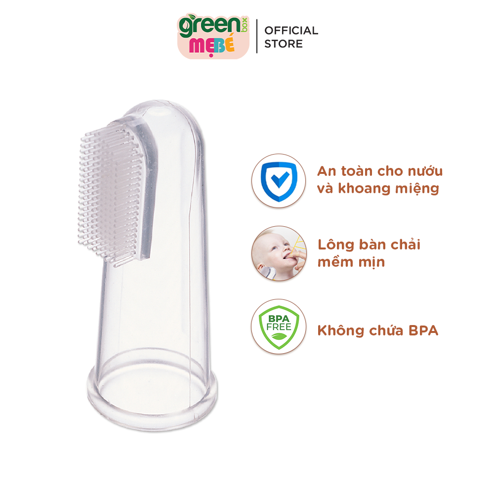 Bàn chải rơ lưỡi cho bé 6 tháng tuổi trở lên Piyo Piyo, chất liệu silicone mềm mại