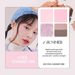 Phấn Mắt 4 màu Peripera Ink Pocket Shadow Palette (6.4g)