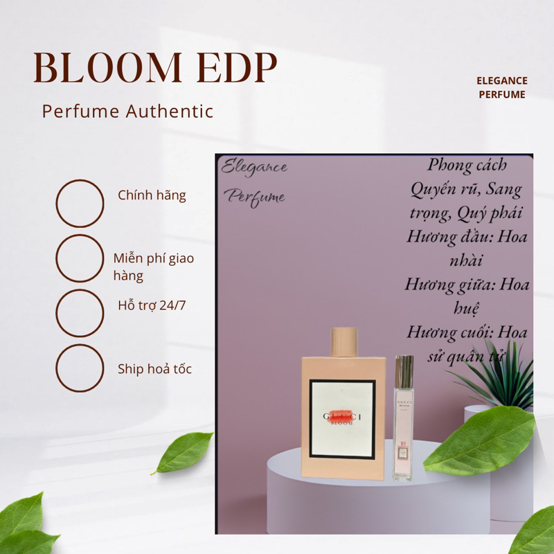 [CHÍNH HÃNG] Mẫu thử Nước hoa nữ Gucc¡ Bloom EDP