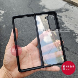 Ốp Lưng Samsung Z Fold5 5G/ Galaxy Z Flip5 Viền Dẻo TPU Đen, Lưng Cứng Phủ Mờ Chống Bám Vân Tay, Có Gờ Bảo vệ camera