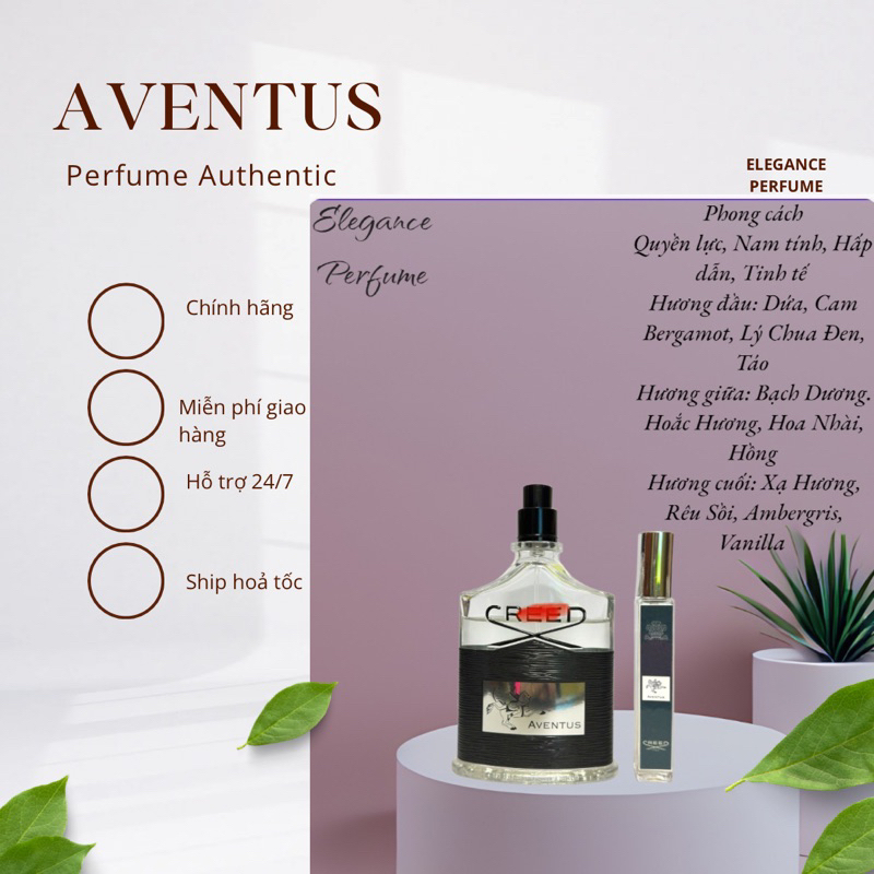 [CHÍNH HÃNG] Mẫu thử Nước hoa Nam Cr£ed Aventus Batch 2022